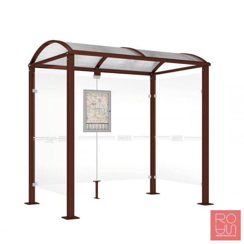 Marquesina parada d'autobús Bòveda